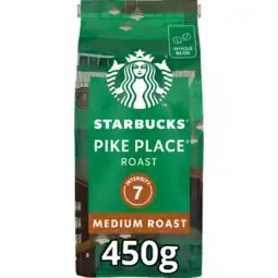 Jumbo Starbucks Pike Place Medium Roast koffiebonen 450 gram aanbieding