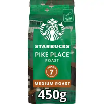 Jumbo Starbucks Pike Place Medium Roast koffiebonen 450 gram aanbieding