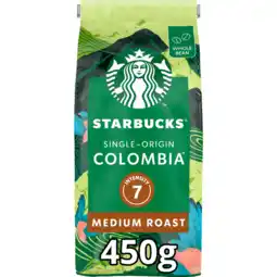 Jumbo Starbucks Single-Origin Colombia Medium Roast Koffiebonen 450 g aanbieding