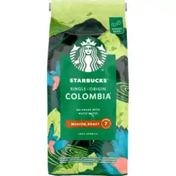 Jumbo Starbucks Single-Origin Colombia Medium Roast Koffiebonen 450 g aanbieding