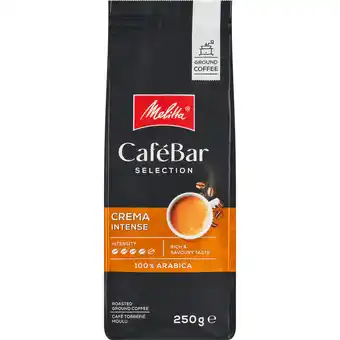 Jumbo Melitta CaféBar Selection Crema Intense Filterkoffie 250g aanbieding