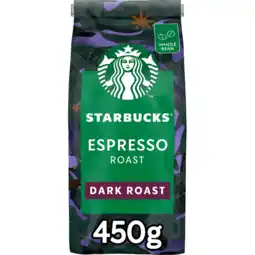 Jumbo Starbucks Espresso Dark Roast koffiebonen 450 gram aanbieding