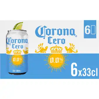 Jumbo Corona Cero 0.0% Alc./Vol. Bier Blik 330 ml aanbieding