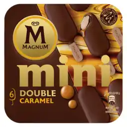 Jumbo Magnum Mini IJs Double Caramel 6 stuks 6 x 55ml aanbieding