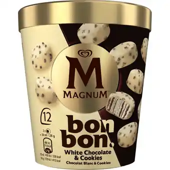 Jumbo Magnum Bonbon Ijs White Chocolate & Cookies 12 x 17 ml aanbieding