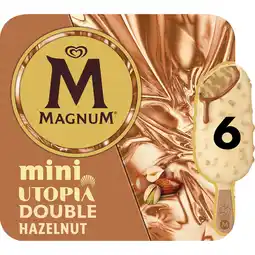 Jumbo Magnum Mini IJs Utopia Double Hazelnut 6 x 55 ml aanbieding