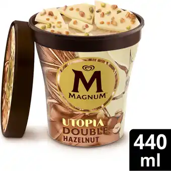Jumbo Magnum Pint IJs Utopia Double Hazelnut 440 ml aanbieding
