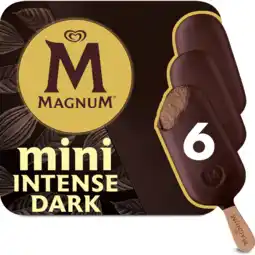 Jumbo Magnum Mini IJs Intense Dark 6 stuks 6 x 55ml aanbieding