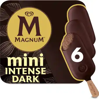 Jumbo Magnum Mini IJs Intense Dark 6 stuks 6 x 55ml aanbieding