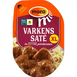 Jumbo Mora Varkenssaté in Pittige Pindasaus XL 190 g aanbieding