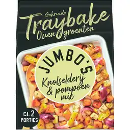 Jumbo Jumbo's Traybake Knolselderij & Pompoen Mix 450 g aanbieding