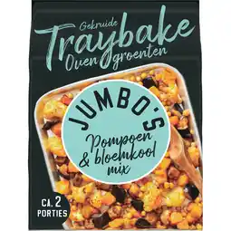 Jumbo Jumbo's Traybake Pompoen & Bloemkool Mix 450 g aanbieding