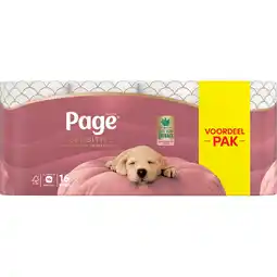 Jumbo Page Sensitive Toiletpapier 16 Stuks aanbieding