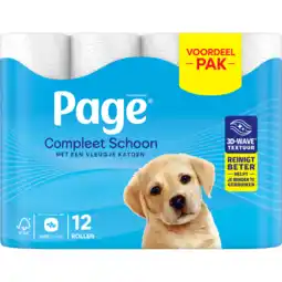 Jumbo Page Compleet Schoon Toiletpapier 12 Rollen aanbieding