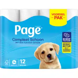 Jumbo Page Compleet Schoon Toiletpapier 12 Rollen aanbieding