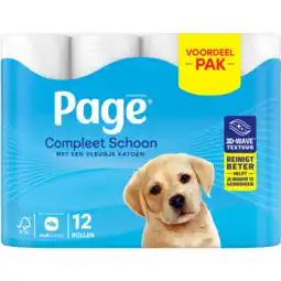 Jumbo Page Compleet Schoon Toiletpapier 12 Rollen aanbieding