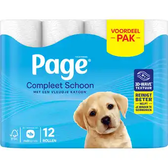 Jumbo Page Compleet Schoon Toiletpapier 12 Rollen aanbieding