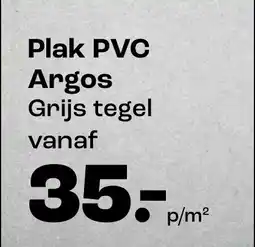 Kwantum Plak PVC Argos aanbieding
