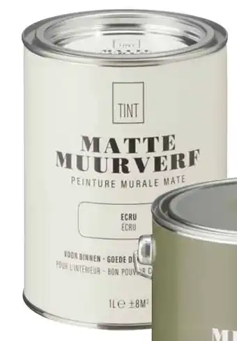 Kwantum Muurverf Mat Ecru aanbieding