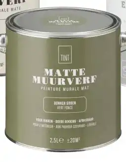 Kwantum Muurverf Mat Donker groen aanbieding