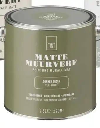 Kwantum Muurverf Mat Donker groen aanbieding