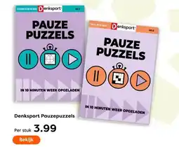 The Read Shop Denksport Pauzepuzzels aanbieding