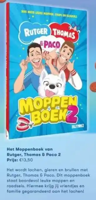 Bruna Het Moppenboek van Rutger, Thomas & Paco 2 aanbieding