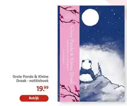 Bruna Grote Panda & Kleine Draak notitieboek aanbieding