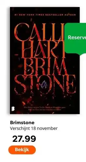 The Read Shop Brimstone aanbieding