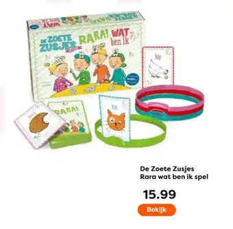 The Read Shop De Zoete Zusjes Rara wat ben ik spel aanbieding