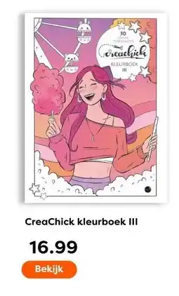 The Read Shop CreaChick kleurboek III aanbieding