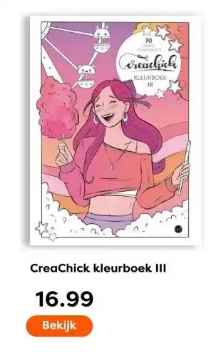The Read Shop CreaChick kleurboek III aanbieding