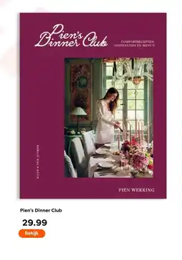 The Read Shop Pien's Dinner Club aanbieding