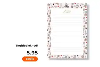 The Read Shop Notitieblok A5 aanbieding