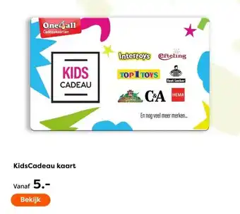 The Read Shop KidsCadeau kaart aanbieding