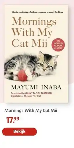 Bruna Mornings With My Cat Mii aanbieding