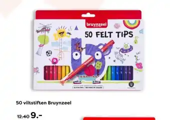 The Read Shop 50 viltstiften Bruynzeel aanbieding