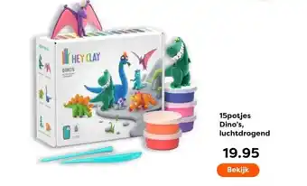The Read Shop 15potjes Dino's, luchtdrogend aanbieding