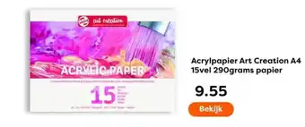 The Read Shop Acrylpapier Art Creation A4 15vel 290grams papier aanbieding