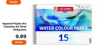 The Read Shop Aquarel Papier Art Creation A4 15vel aanbieding