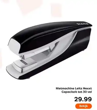 The Read Shop Nietmachine Leitz Nexxt Capaciteit tot 30 vel aanbieding