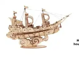 The Read Shop Maak je eigen houten Zeilboot aanbieding