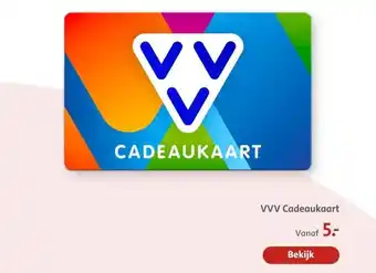 Bruna VVV Cadeaukaart aanbieding