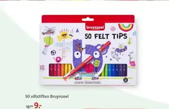 Bruna 50 viltstiften Bruynzeel aanbieding
