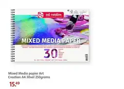 Bruna Mixed Media papier Art Creation A4 30vel aanbieding