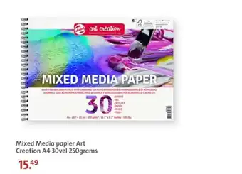 Bruna Mixed Media papier Art Creation A4 30vel aanbieding