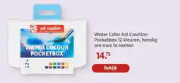 Bruna Water Color Art Creation Pocketbox 12 kleuren, handig om mee te nemen aanbieding