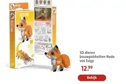 Bruna 3D dieren bouwpakketten Rode vos Eugy aanbieding