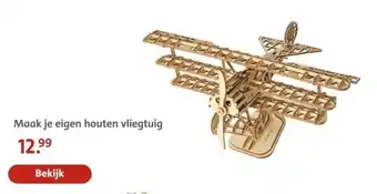 Bruna Maak je eigen houten vliegtuig aanbieding