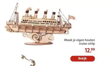 Bruna Maak je eigen houten cruise schip aanbieding